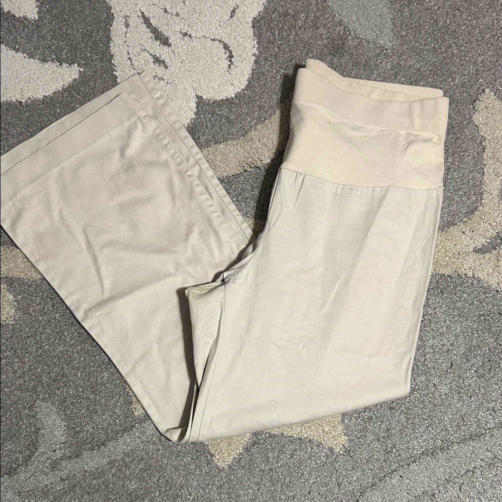 Motherhood Cream Stretch Pants